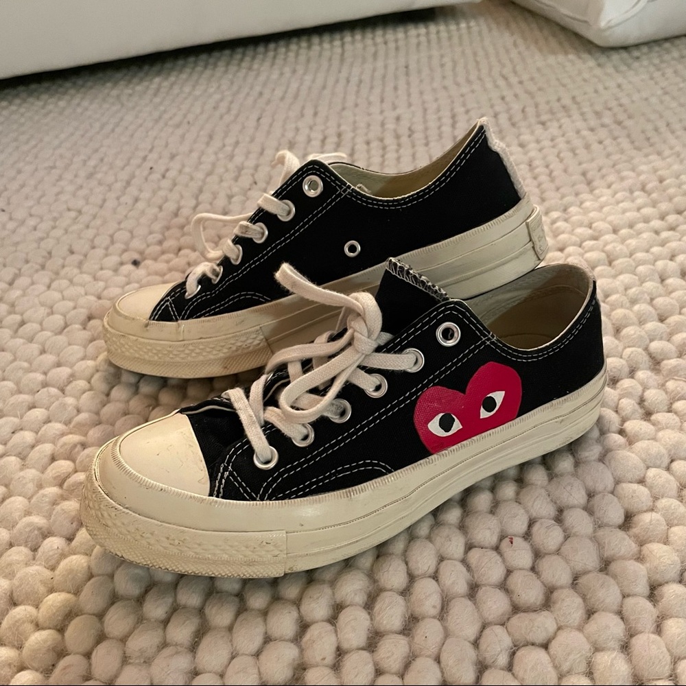 [SOLD] Comme des Garçons Converse Black - Gently Worn